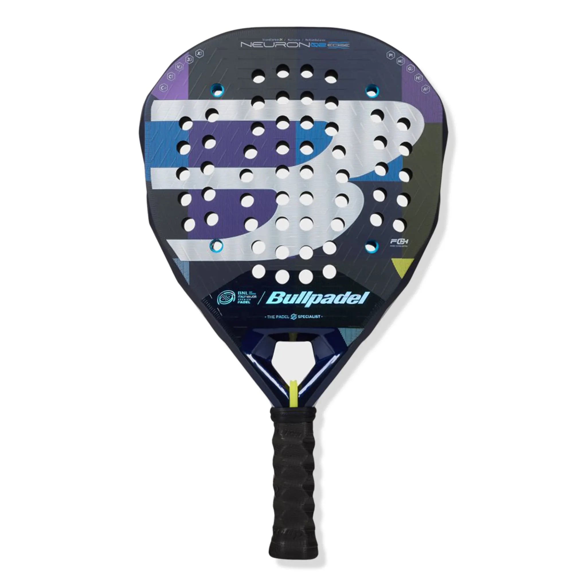 Front View of Bullpadel Edge Rome Padel Racket Neuron 02 EA56000000